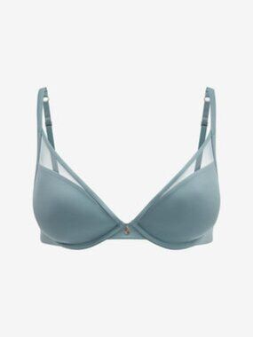NWT – ThirdLove 24/7 Classic Uplift Plunge Bra – Storm – 38C